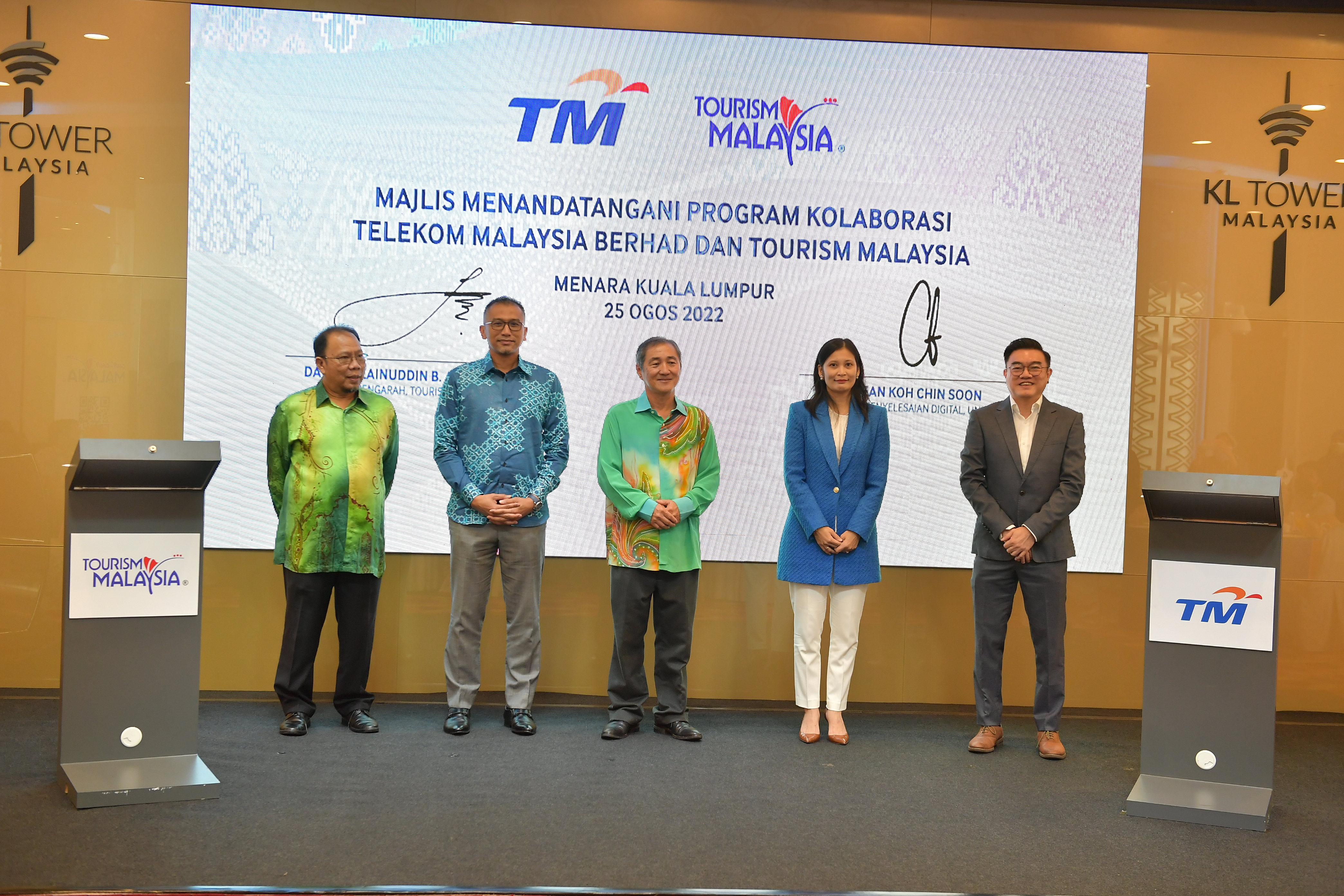 KERJASAMA TOURISM MALAYSIA - TELEKOM MALAYSIA TINGKATKAN STRATEGI PENGIKLANAN DIGITAL