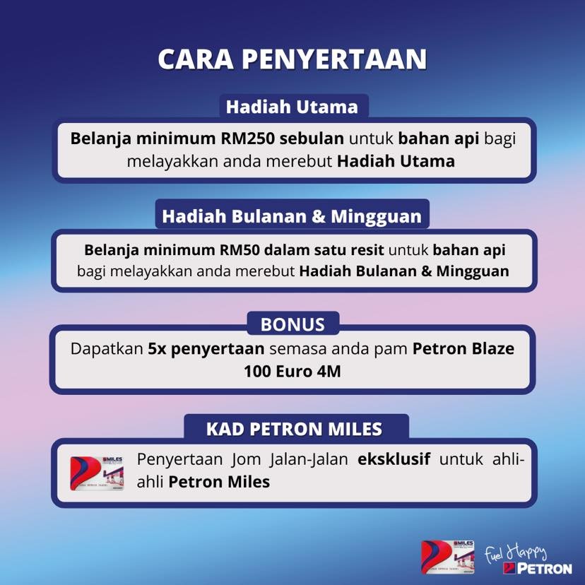 ‘JOM JALAN JALAN’ WITH TOURISM MALAYSIA AND PETRON WITH THESE EXCITING CUTI-CUTI MALAYSIA PACKAGES