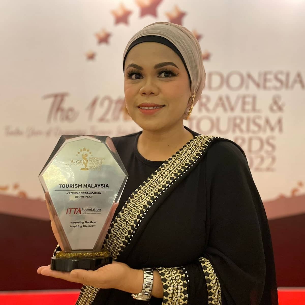TOURISM MALAYSIA BAGS NATIONAL ORGANISATION OF THE YEAR FOR THE SECOND TIME AT ITTA 2021/22