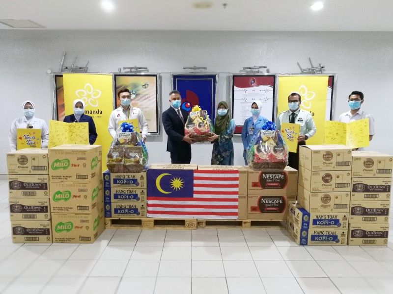 ALAMANDA CONTRIBUTES RM10,000 WORTH OF FOOD SUPPLIES TO HOSPITAL PUTRAJAYA