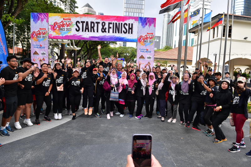 TOURISM MALAYSIA ANJUR CUTI-CUTI MALAYSIA KUALA LUMPUR EXPLORE RACE 2023