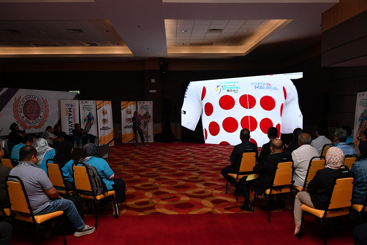 TOURISM MALAYSIA TAJA JERSI POLKA DOT RAJA BUKIT LE TOUR DE LANGKAWI 2023