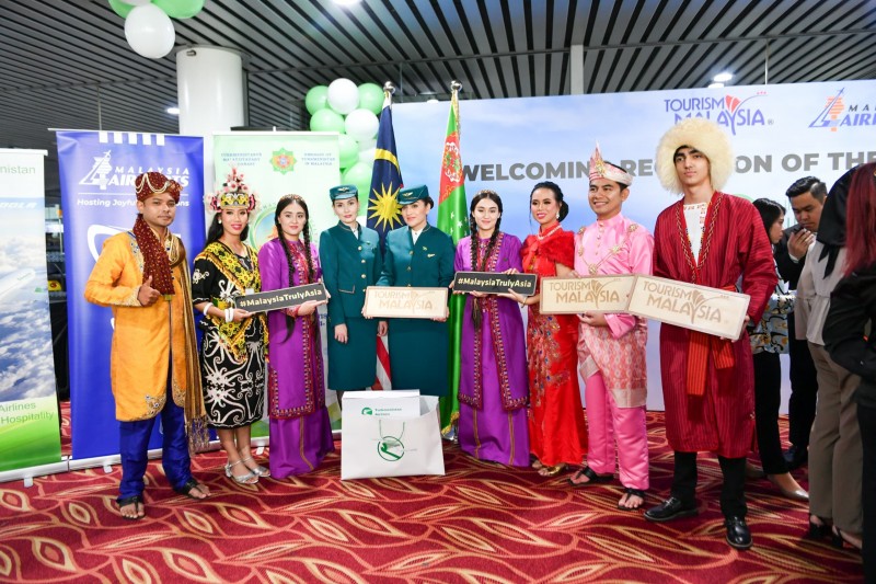 MALAYSIA WELCOMES TURKMENISTAN AIRLINES' INAUGURAL FLIGHT FROM ASHGABAT TO KUALA LUMPUR EXPANDING CENTRAL ASIAN CONNECTIVITY