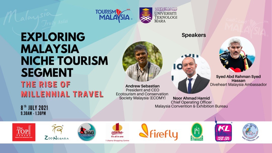 TOURISM MALAYSIA & UITM GO VIRTUAL TO DISCUSS  THE RISE OF MILLENNIAL TRAVEL