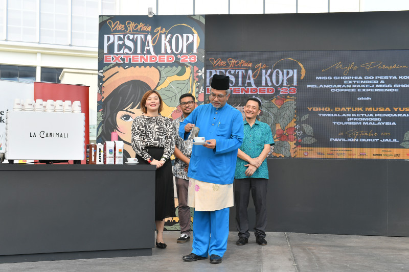 TOURISM MALAYSIA LANCAR MISS SHOPHIA COFFEE EXPERIENCE & MISS SHOPHIA GO PESTA KOPI EXTENDED 2023