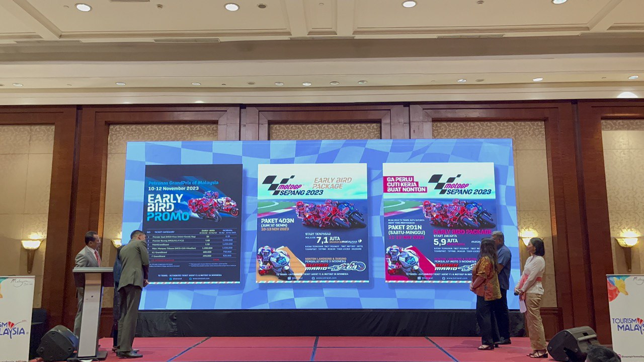 TOURISM MALAYSIA LANCAR MISI JUALAN KE INDONESIA  & KEMPEN MOTOGP SEPANG 2023