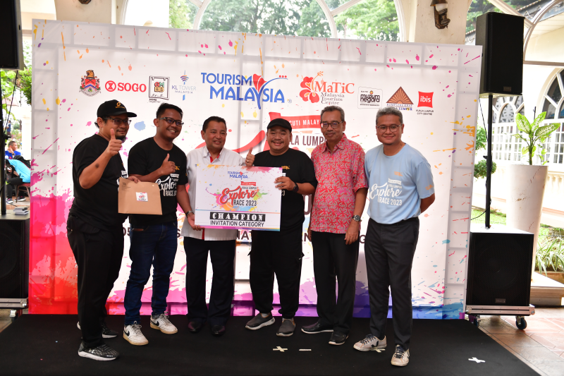 TOURISM MALAYSIA ANJUR CUTI-CUTI MALAYSIA KUALA LUMPUR EXPLORE RACE 2023