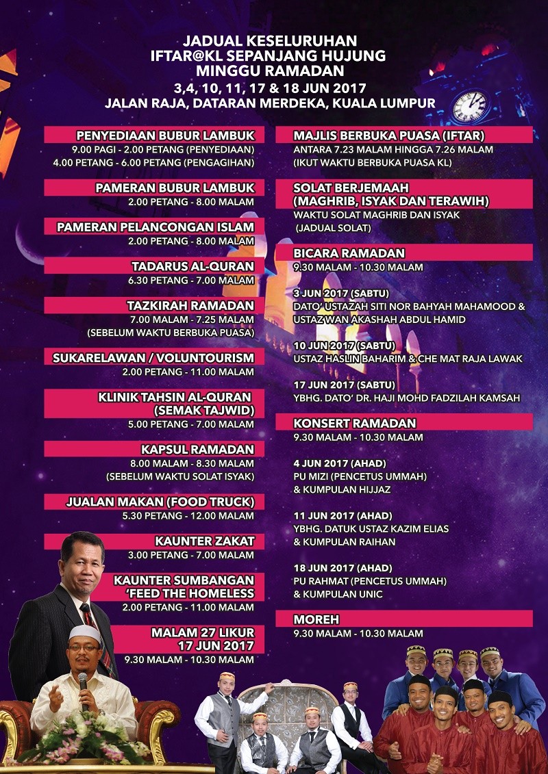 IFTAR@KL 2017 SEMARAKKAN BULAN RAMADAN DI IBU KOTA