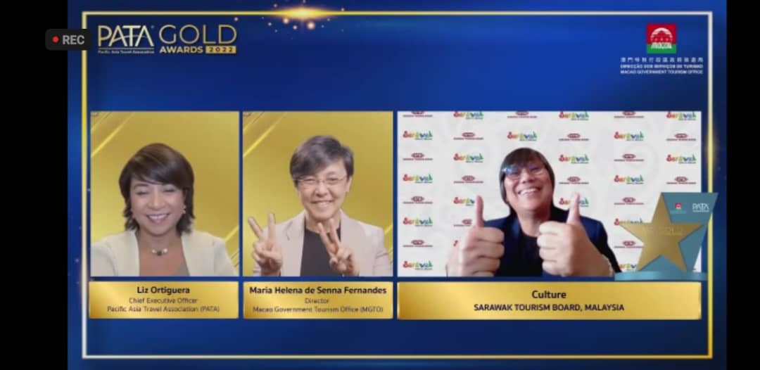 TOURISM MALAYSIA AND SARAWAK TOURISM BOARD GAINED INTERNATIONAL RECOGNITION AT PATA GOLD AWARDS 2022