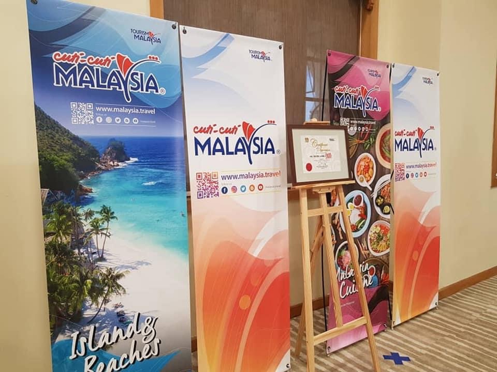 Certificate of Appreciation to The Food Ranger "The Ultimate Malaysia Road Trip" by Minister of Tourism, Arts and Culture Malaysia