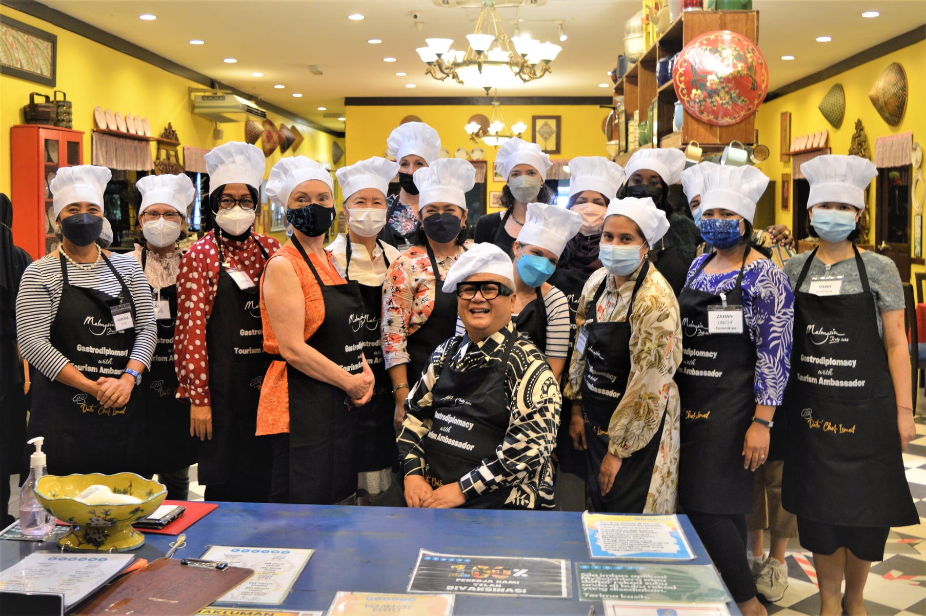 Gastrodiplomacy with Tourism Ambassador Dato’ Chef Ismail at Rebung Restaurant. 15 - 28 February 2022