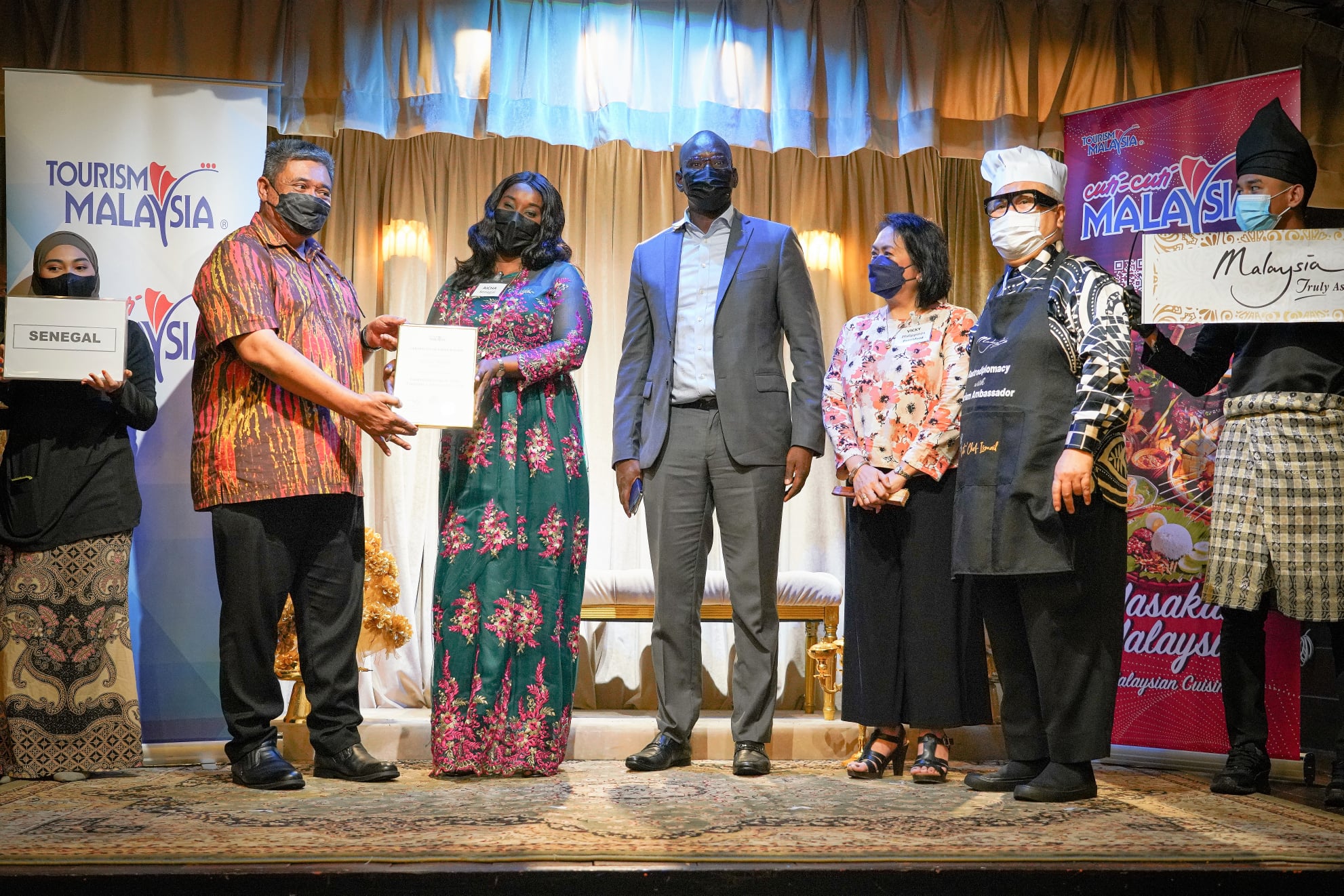 Gastrodiplomacy with Tourism Ambassador Dato’ Chef Ismail at Rebung Restaurant. 15 - 28 February 2022