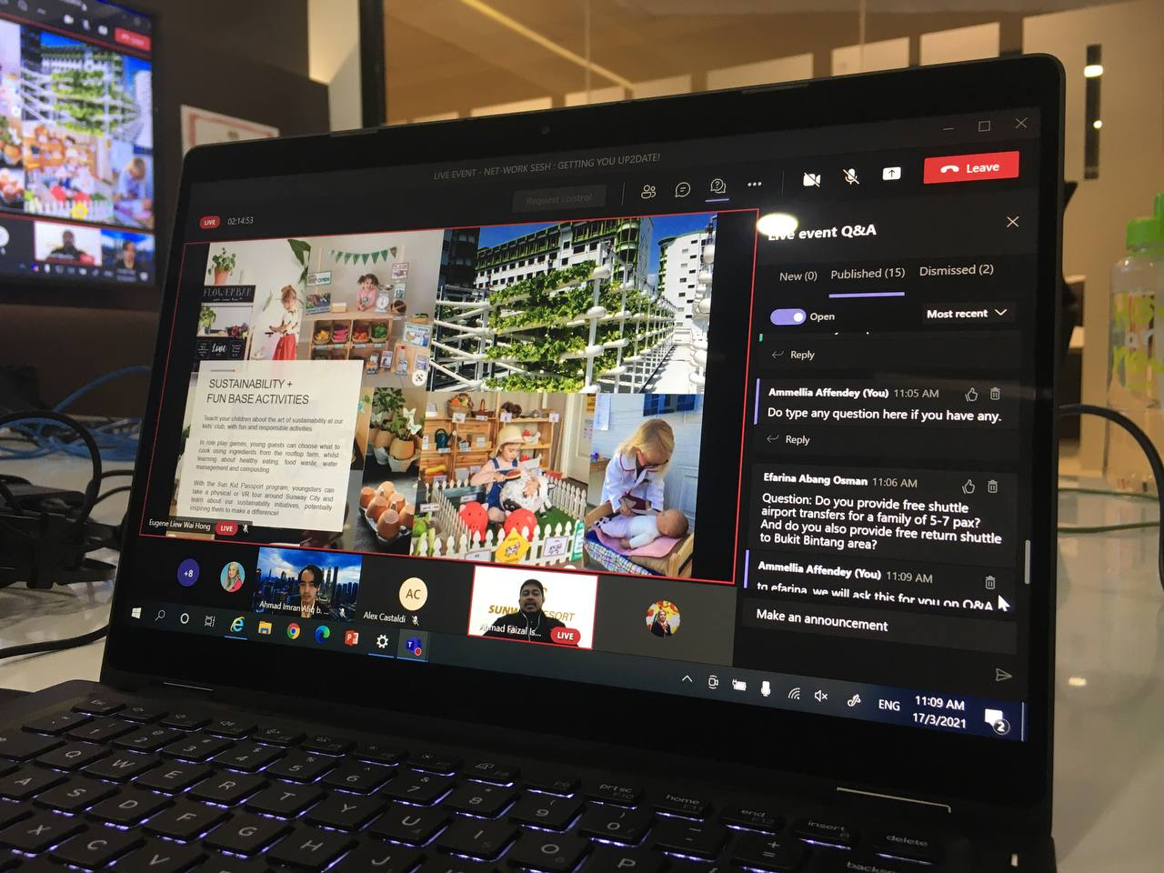 NET-WORK SESH Getting you up2date!  with Sunway City, Kuala Lumpur.