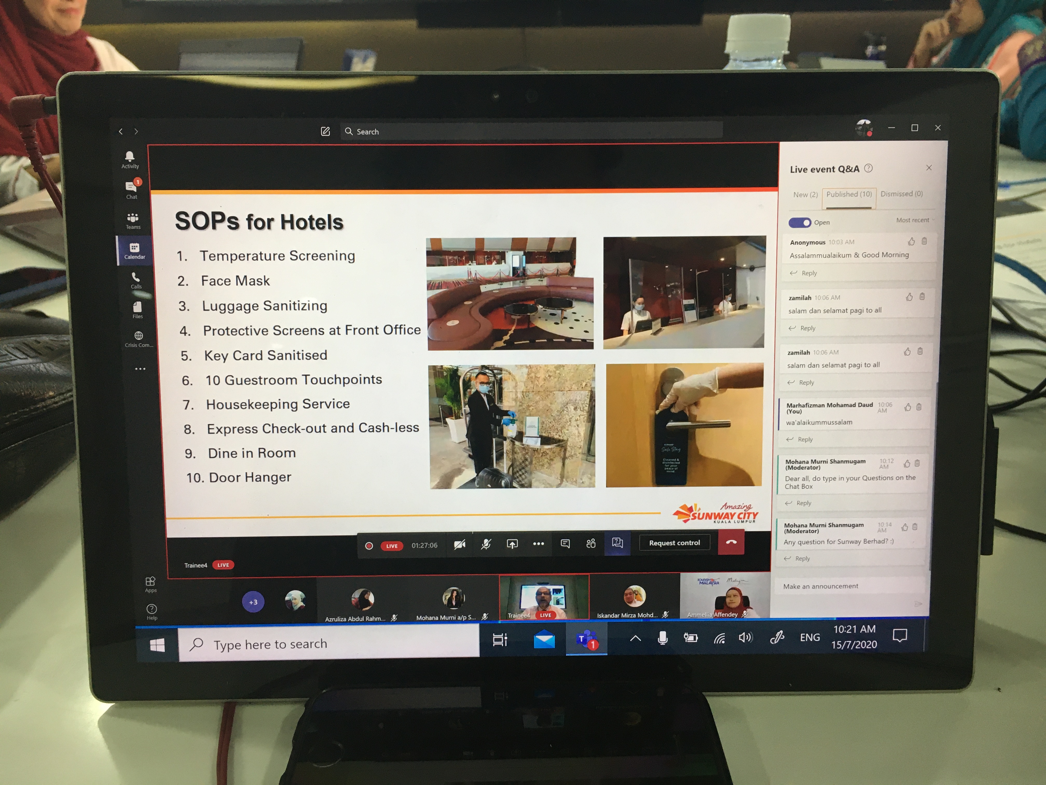 X-Change Session Series 3/2020 (Online) Knock..Knock.. Let's Travel!! Sunway Bhd, Only World Group and LocaLocal Sdn Bhd.