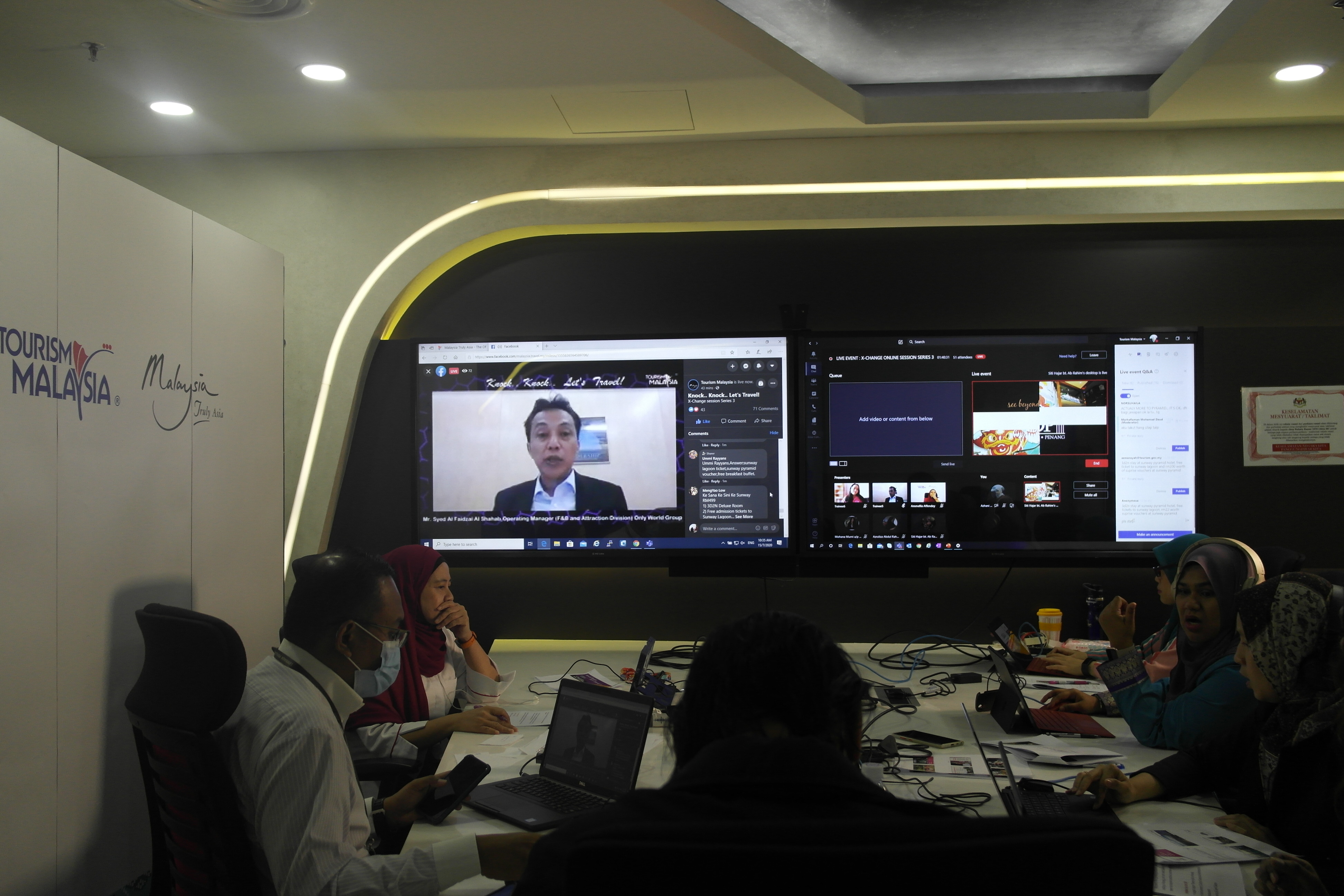 X-Change Session Series 3/2020 (Online) Knock..Knock.. Let's Travel!! Sunway Bhd, Only World Group and LocaLocal Sdn Bhd.