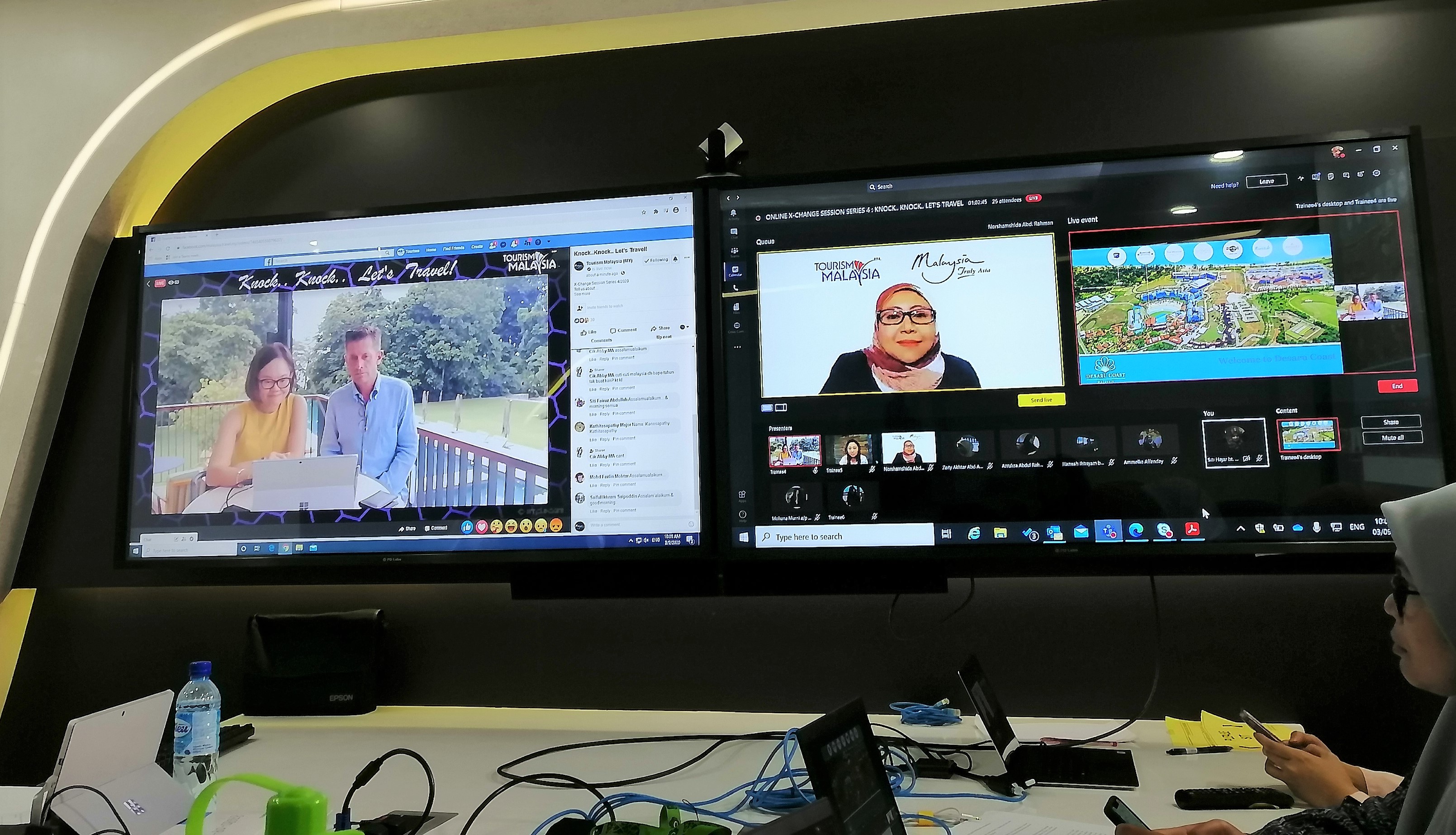 X Change Session Series 4/2020 (Online) Knock..Knock.. Let's Travel !!! Desaru Coast Malaysia, Kwai Chai Hong Street, KL and Saujana Hotel Sdn Bhd